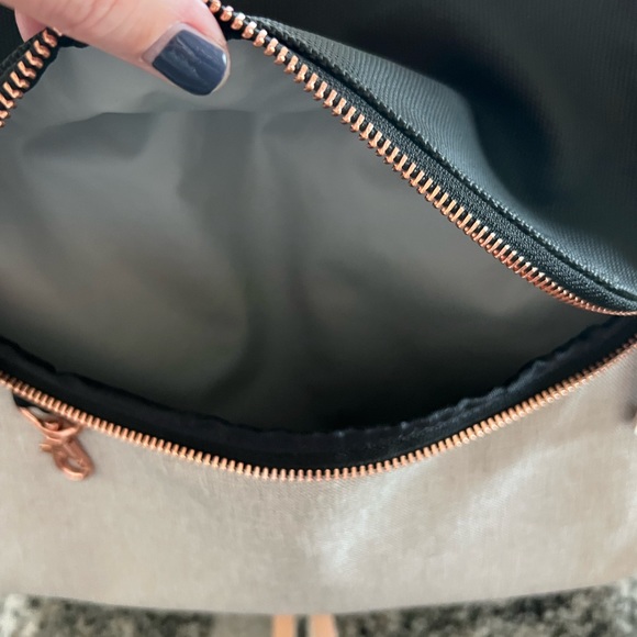 Petunia Pickle Bottom Diaper Bag Pivot Pack in Black and Sand - Picture 5 of 11